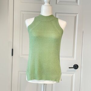 EUC Green sleeveless halter top